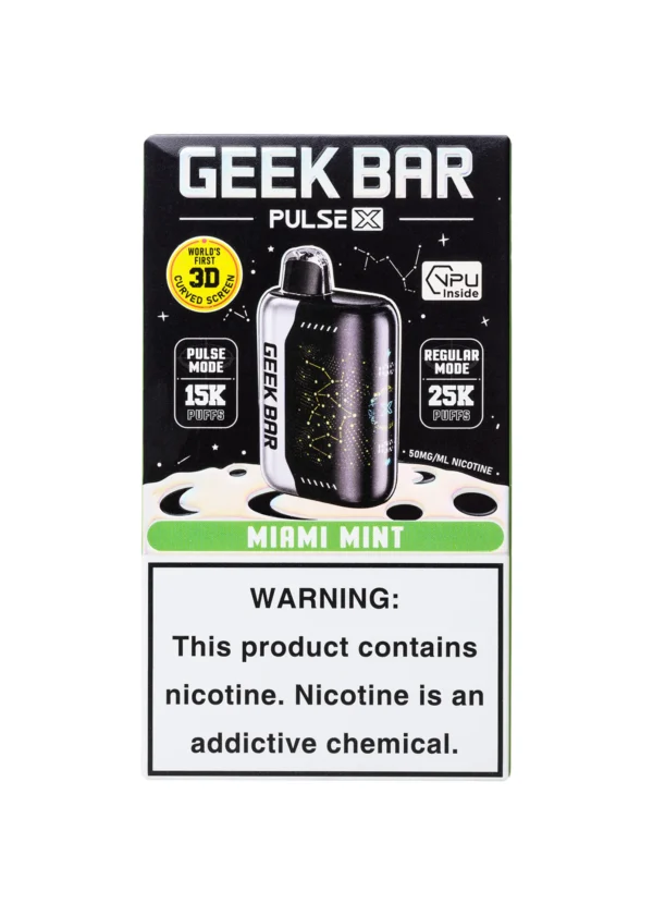 GEEK BAR PULSE X 25000 DISPOSABLE - MIAMI MINT