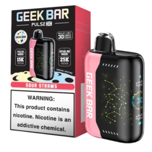 GEEK BAR PULSE X 25000 DISPOSABLE - SOUR STRAWS