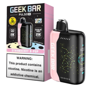 GEEK BAR PULSE X 25000 DISPOSABLE - STRAWBERRY B-POP