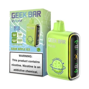 GEEK BAR PULSE 15000 DISPOSABLE - SOUR APPLE ICE