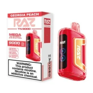 RAZ TN9000 5% NIC DISPOSABLE - GEORGIA PEACH