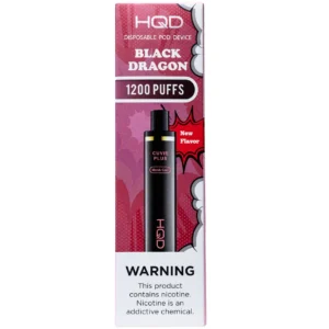 HQD PLUS 1200 5% NIC DISPOSABLE - BLACK DRAGON