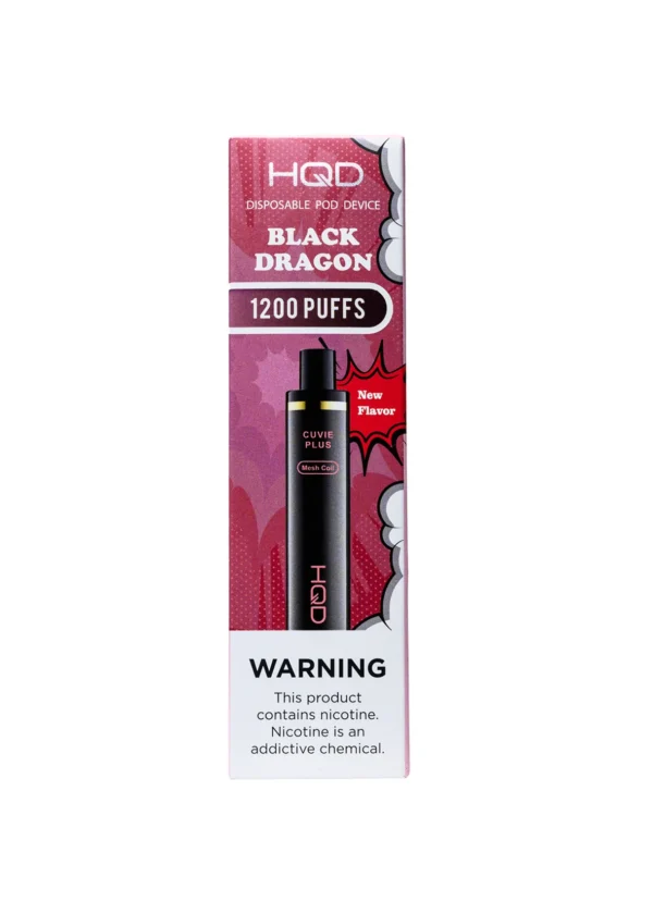 HQD PLUS 1200 5% NIC DISPOSABLE - BLACK DRAGON