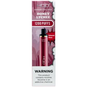 HQD PLUS 1200 5% NIC DISPOSABLE - HONEY LYCHEE