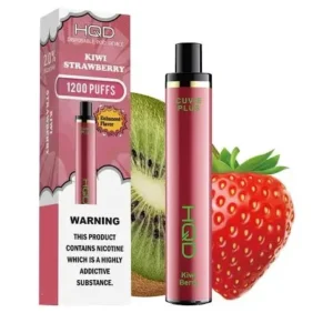 HQD PLUS 1200 5% NIC DISPOSABLE - STRAWBERRY KIWI