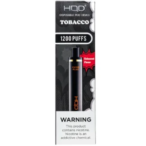 HQD PLUS 1200 5% NIC DISPOSABLE - TOBACCO