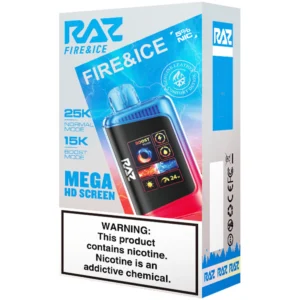 RAZ LTX25000 5% NIC DISPOSABLE - FIRE & ICE