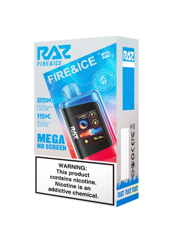 RAZ LTX25000 5% NIC DISPOSABLE - FIRE & ICE