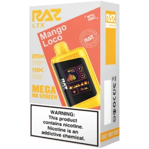 RAZ LTX25000 5% NIC DISPOSABLE - MANGO LOCO