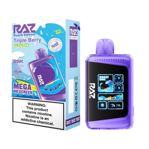 RAZ LTX25000 5% NIC DISPOSABLE - TRIPLE BERRY PUNCH