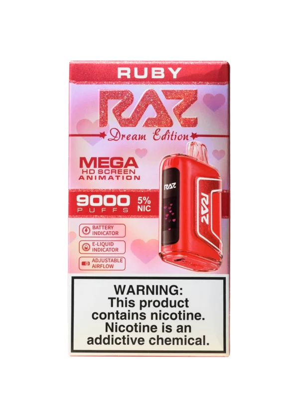 RAZ TN9000 5% NIC DISPOSABLE - RUBY - Image 2