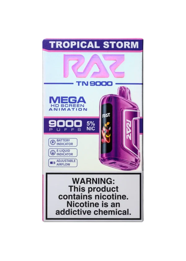 RAZ TN9000 5% NIC DISPOSABLE - TROPICAL STORM - Image 2