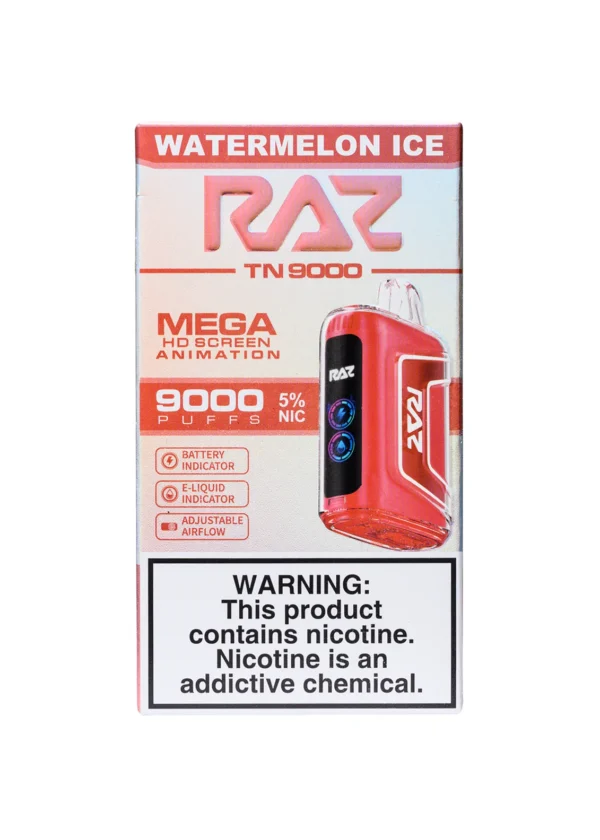 RAZ TN9000 5% NIC DISPOSABLE - WATERMELON ICE - Image 2