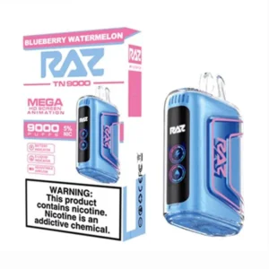 RAZ TN9000 5% NIC DISPOSABLE - BLUEBERRY WATERMELON