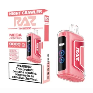RAZ TN9000 5% NIC DISPOSABLE - NIGHT CRAWLER