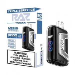 RAZ TN9000 5% NIC DISPOSABLE - TRIPLE BERRY ICE