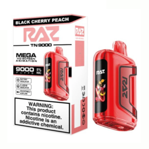 RAZ TN9000 5% NIC DISPOSABLE - BLACK CHERRY PEACH