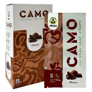 CAMO LEAF 5PK WRAPS - CHOCOLATE