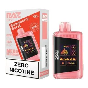 RAZ LTX25000 5% NIC DISPOSABLE - STRAWBERRY BURST