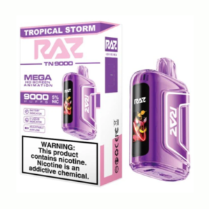 RAZ TN9000 5% NIC DISPOSABLE - TROPICAL STORM
